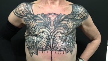 5 years after remission, woman gets mastectomy tattoo on her chest