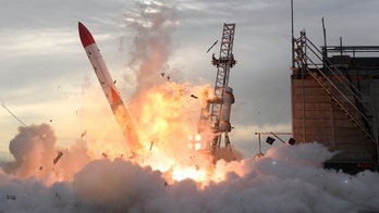 Rocket bursts into flames after liftoff in Japan
