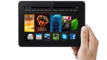 Kindle Fire HDX tablet's display shines, even in bright light