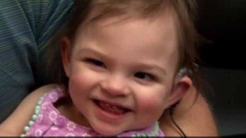 NC toddler hears parents' voices for first time after cochlear implant surgery