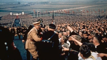 Color photos of Hitler among adoring crowds