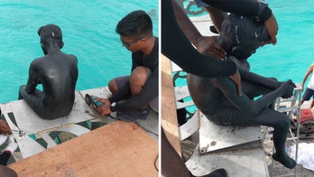 Submerged art gallery in the Maldives destroyed by cops after president declares it 'offensive to Islam'