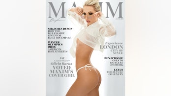 Maxim introduces newcomer Olivia Burns as fan-voted cover girl, raises money for wounded veterans