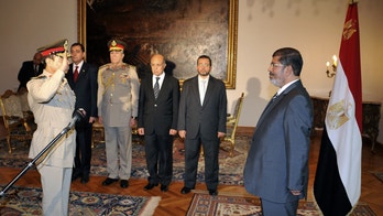 Egypt's president awards medals to sacked generals