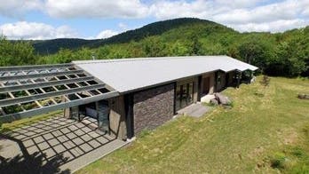 Modern Retreat in Upstate New York Has Indoor Swing and Climbing Wall