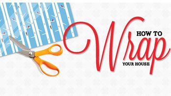 The new alternative to Christmas lights: Gift wrap your house
