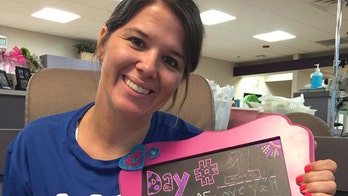 Texas community rallies around widowed school nurse as she begins cancer fight