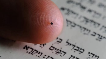 World’s smallest bible is the size of a grain of sugar