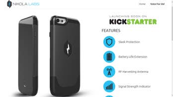 iPhone 6 case gets battery power from thin air