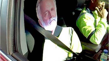 State Patrol: Cardboard cutout of ad's 'Most Interesting Man' fails as carpool 'passenger'