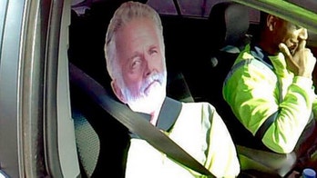 Cardboard 'Most Interesting Man' fails as carpool-lane ruse