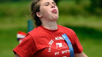 Teen is longest cherry pit spitter but crown goes to another spitter at annual Michigan event