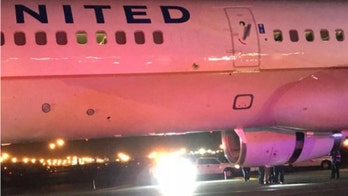 United flight evacuated due to smoking engine, possible fuel leak