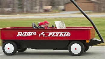 Alaska Couple Converts Pickup Truck Into Oversized Radio Flyer Wagon