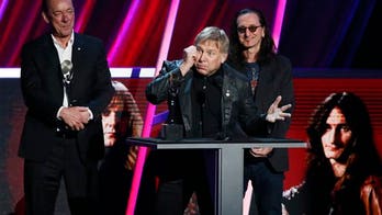 Rush jams into Rock and Roll Hall of Fame