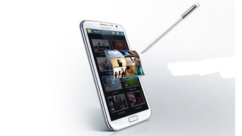 Samsung Galaxy Note II crashes iPhone 5 party