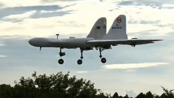 Watch Sony's new plane-shaped drone tear through the sky