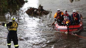 The Latest: Thousands without power in Southern California after powerful rainstorm