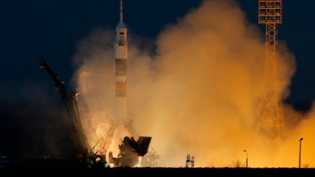 Rocket with 3 astronauts takes off for ISS