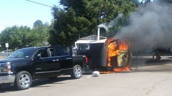 Army veteran’s BBQ truck goes up in flames, but he says 'the fire will not win'