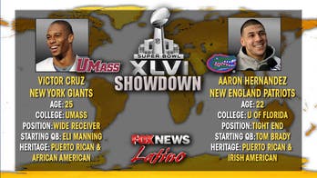 Super Bowl Showdown: Victor Cruz vs. Aaron Hernandez