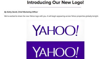 New Yahoo logo looks remarkably like old Yahoo logo