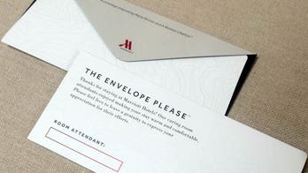Hotel chain's program encourages tips for maids