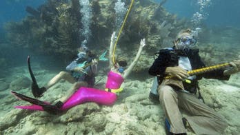 Hundreds of divers, snorkelers converge for ethereal underwater radio broadcast in Fla. Keys