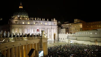 Pope blesses cross made from migrant boats