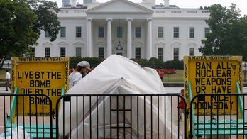 Decades-long White House peace protest interrupted