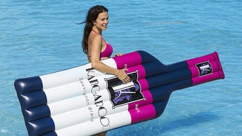 Wine-bottle pool floats will be the next big summer trend