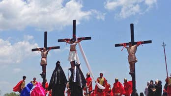 Filipinos re-enact Christ's crucifixion in gory spectacle
