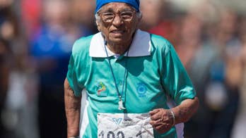100-year-old runner from India inspires at Masters Games