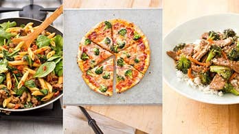 One grocery bag, three meals