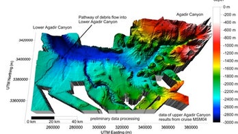Expedition explores underwater 'grand canyon'