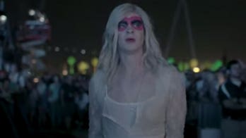 Andrew Garfield in drag for Arcade Fire music video