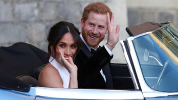 Meghan Markle wears Princess Diana's aquamarine ring to wedding reception