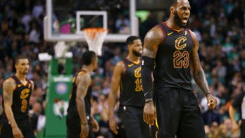 LeBron's dunk sets social media on fire, but Warriors win Game 3