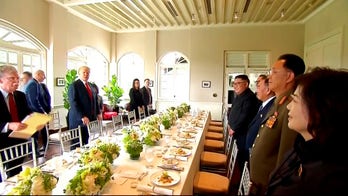 Kim, Trump feast on 9-course menu with beef short ribs, soy-braised codfish