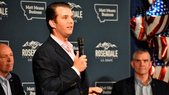 Donald Trump Jr. stumps for Montana Republican looking to flip US Senate seat