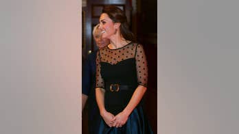 Kate Middleton Hides Baby Bump in Sheer, Whimsical Outfit