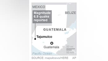 Earthquake strikes near Tajumulco, Guatemala; at least 1 reported injured