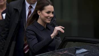 Kate Middleton's Skirt Goes Flying at Charity Appearance in London
