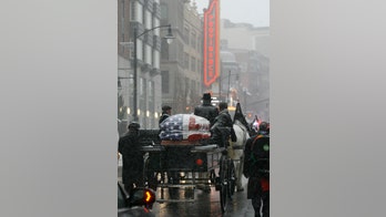 Casket of former Providence mayor Buddy Cianci paraded through streets