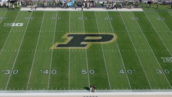 Purdue's football field has a massive sinkhole