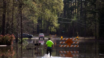 Water ebbing in north Louisiana, rising at Mississippi line