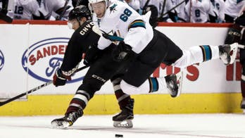 Sharks spoil Coyotes anniversary celebration
