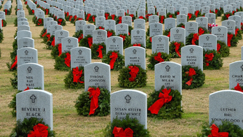 Help place a wreath on a hero's grave