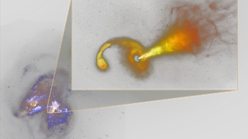 This monster black hole's jet has 125 billion times more energy than the Sun