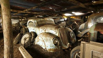 Amazing collection of 60 classic cars uncovered after four decades